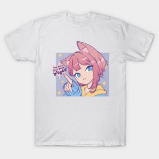 Anime Neko Girl P R t shirt T-Shirt